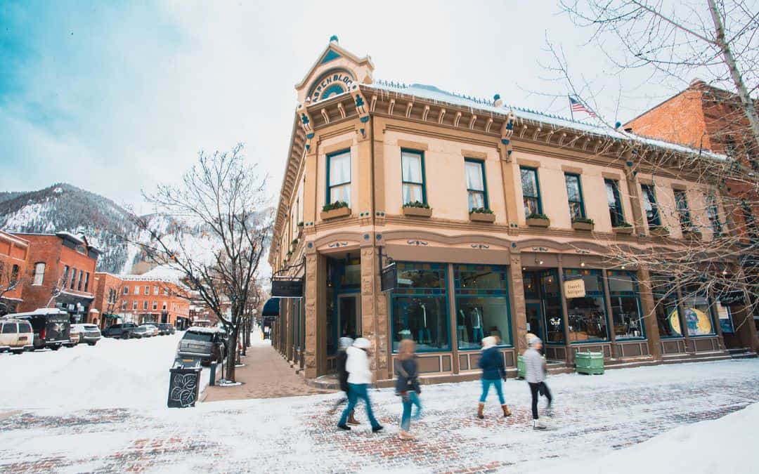Aspen in the winter