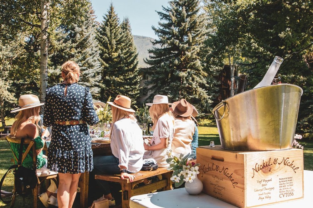 ALC guests are having a luxury picnic