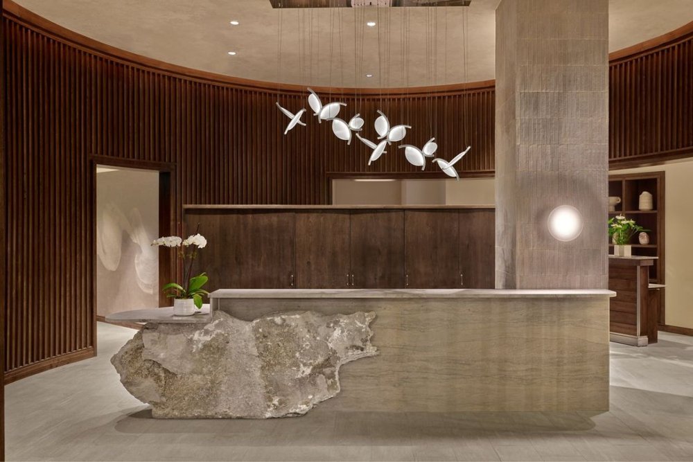 The interior of the RAKxa Wellness luxury spa