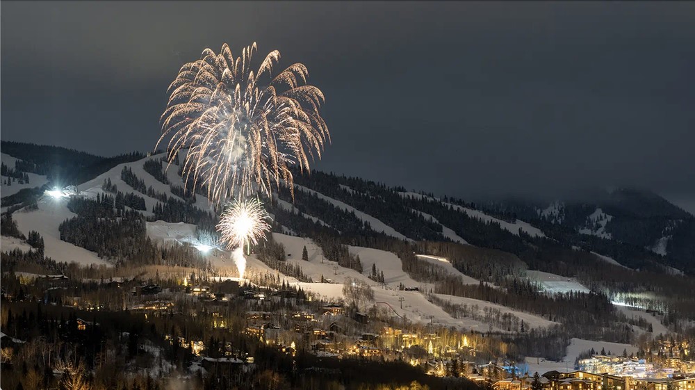 The fireworks in Aspen for the World Cup Skiing