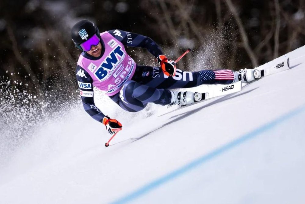 A famous athlete is competing in the Ski World Cup in Aspen