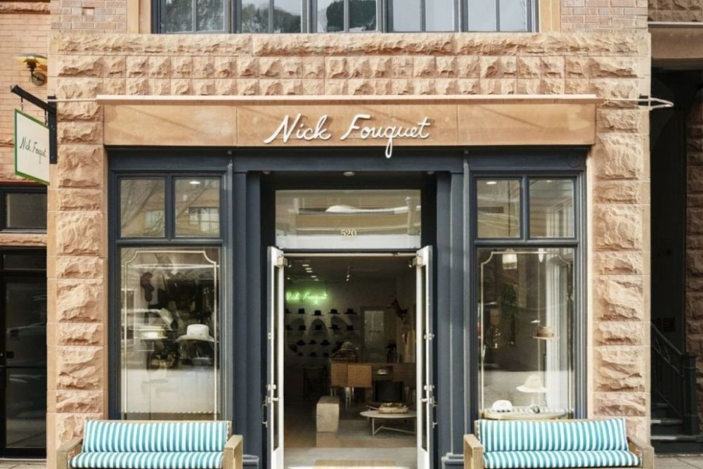 Entrance of the Nick Fouquet Store