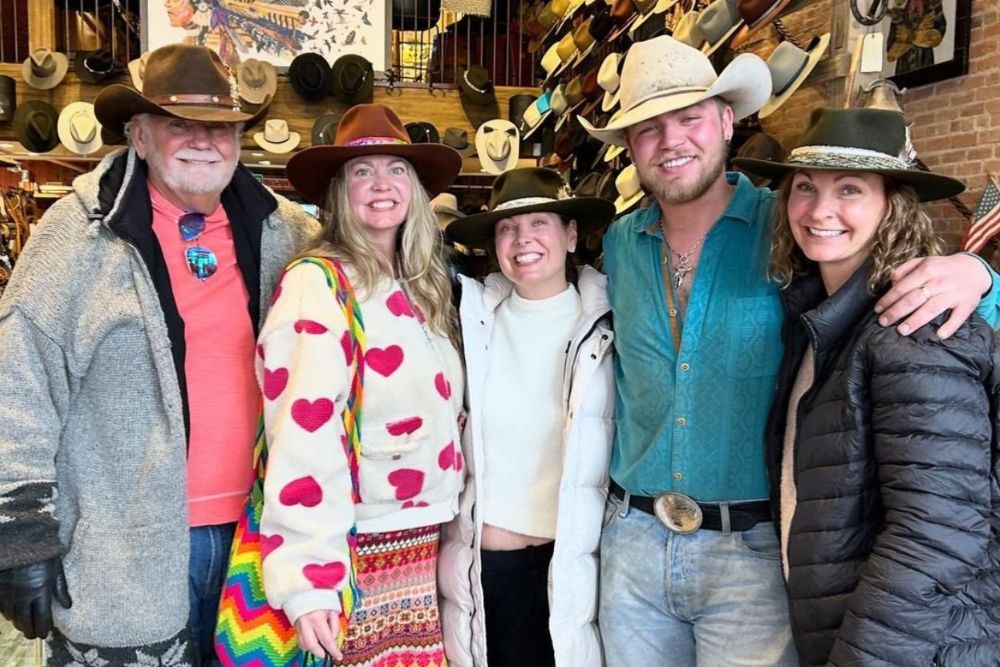 Clients purchased cowboy hats in Aspen