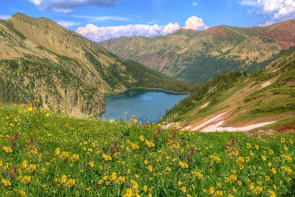 Overview of the Aspen trail called Four Pass Loop