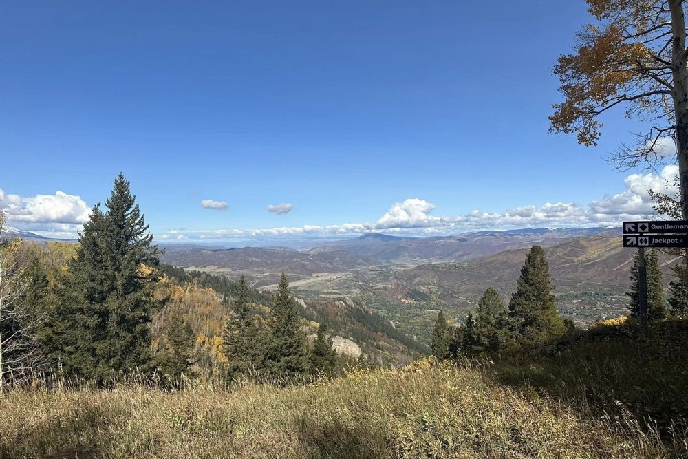 The panoramic view on the UTE Trail