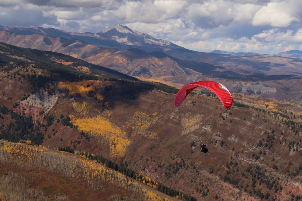 An ALC guest has booked a private paragliding tour.