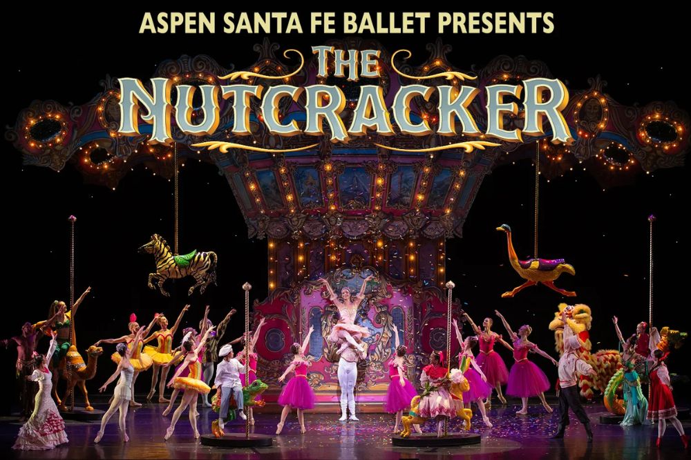 A performance of The Nutcracker by Aspen Santa Fe Ballet, highlighting the magical Christmas ambiance in Aspen, Colorado.