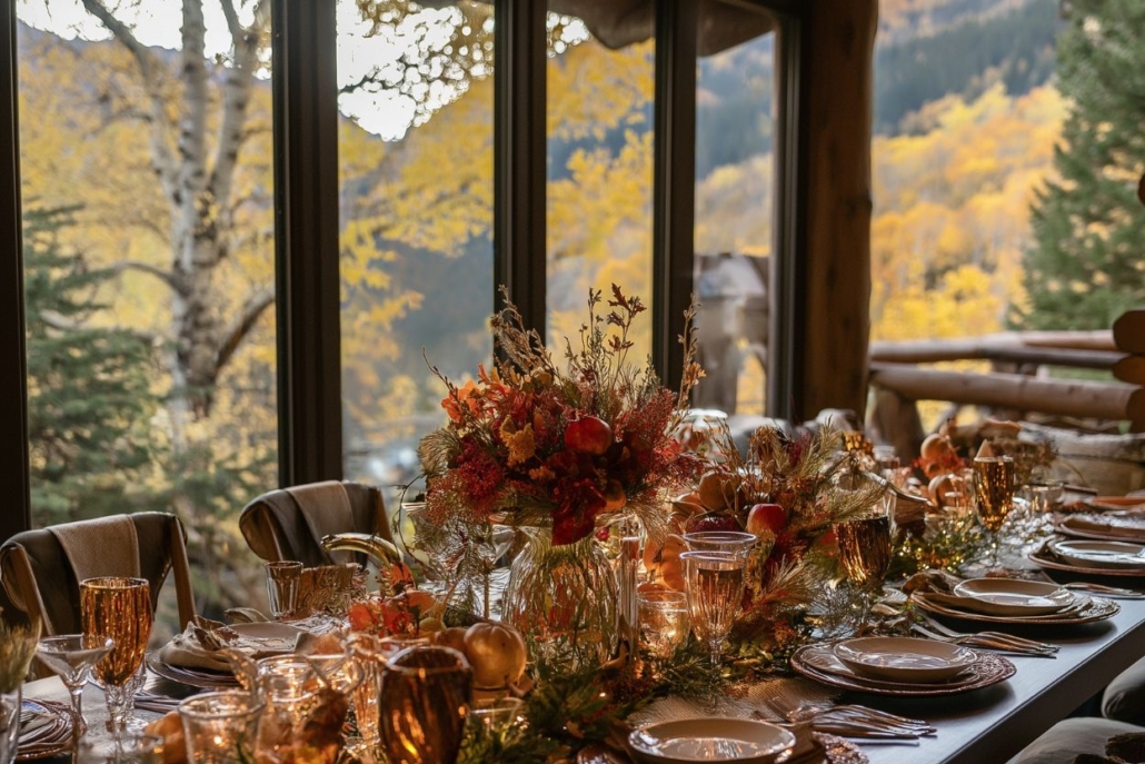 Thanksgiving day in aspen in november