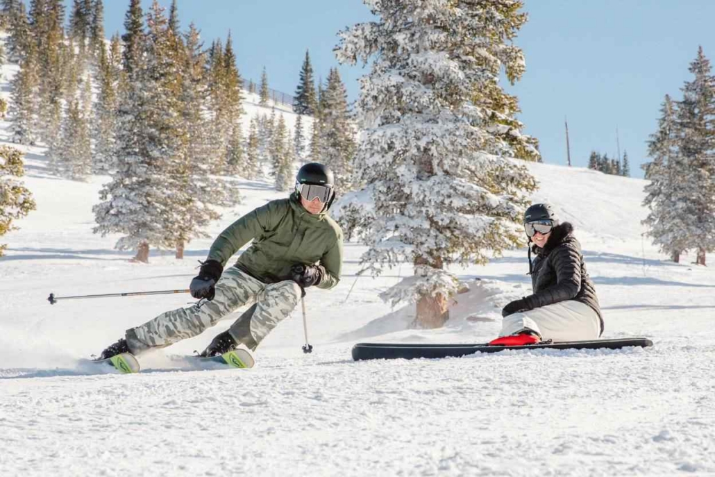 Aspen in February with luxury skiing and snowboarding mountain adventure experience