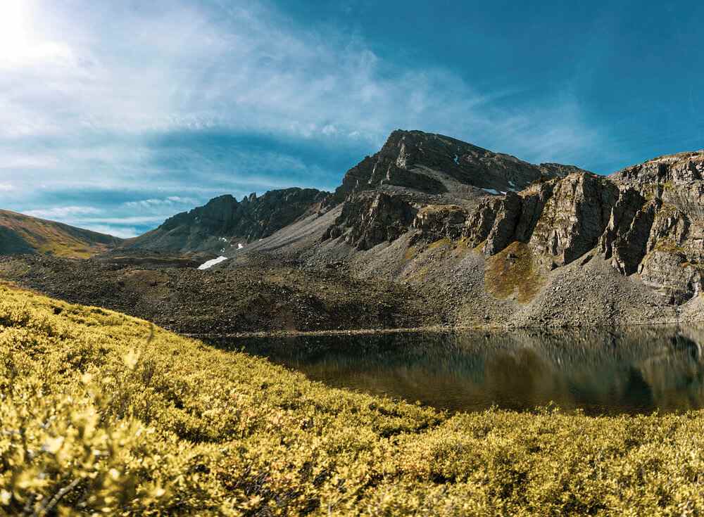 A hiker snapped a photo near Crater Lake Trail, Aspen